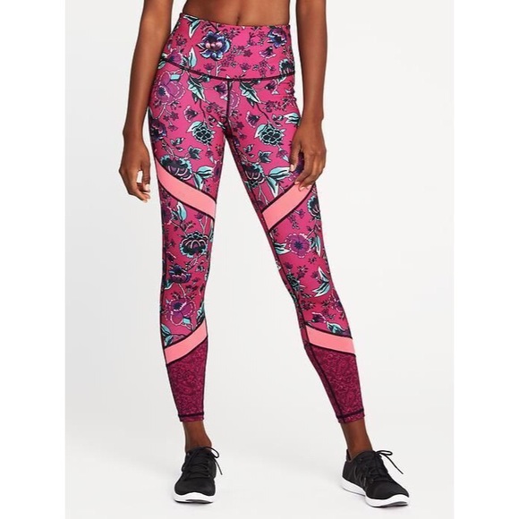 Old Navy Active Leggings and Sports Bra Set Floral - Picture 8 of 10